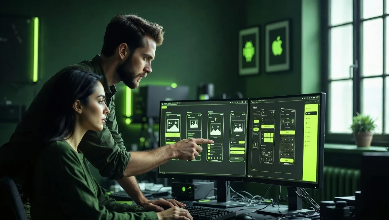 Fundo do serviço de desenvolvimento de Aplicativos