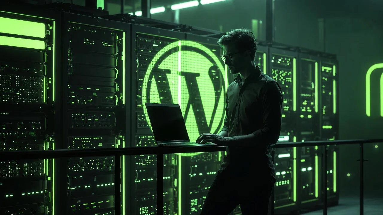 Fundo serviço de Hospedagem para Wordpress