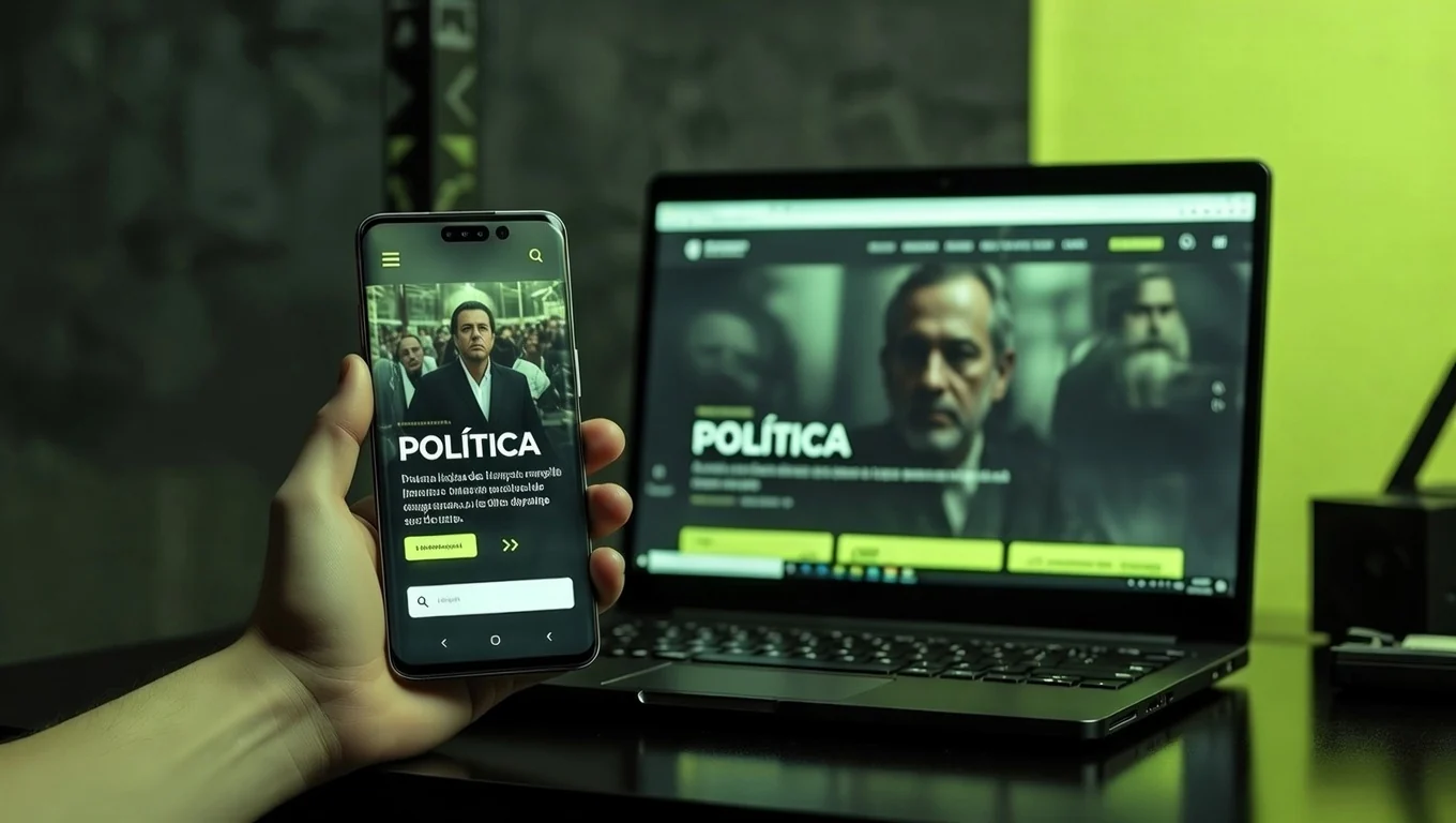 Fundo do seviço de criação de portal de notícias